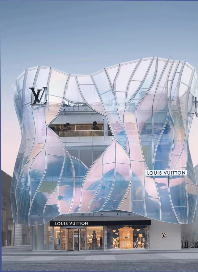 摇曳的水中珊瑚,路易威登”屯“里安家