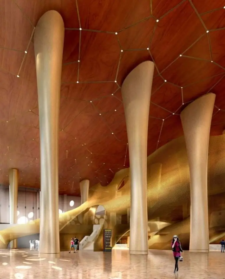 15米高的异型无缝金属柱如何施工？