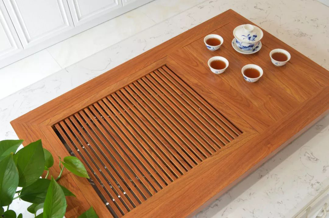 Tea tasting - aluminum portable tea tray