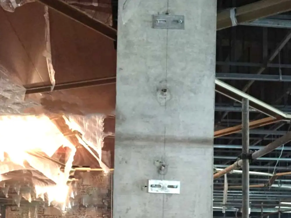 15米高的异型无缝金属柱如何施工？