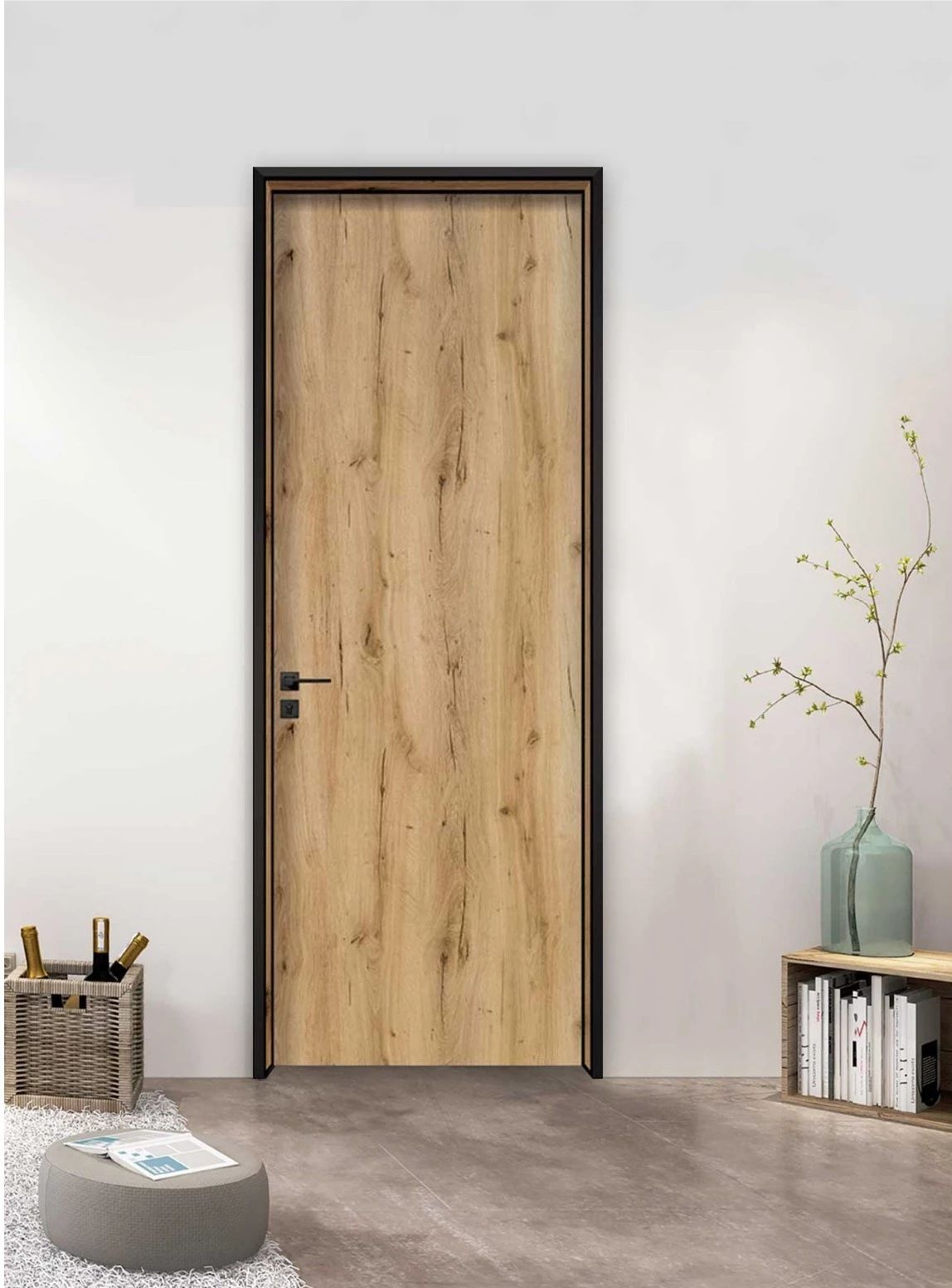 New aluminum wood door, you also deserve to have