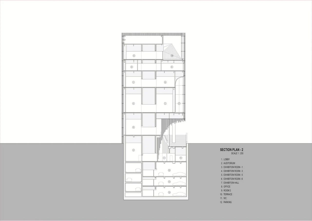 声音博物馆 Audeum，铝管如雨水降落