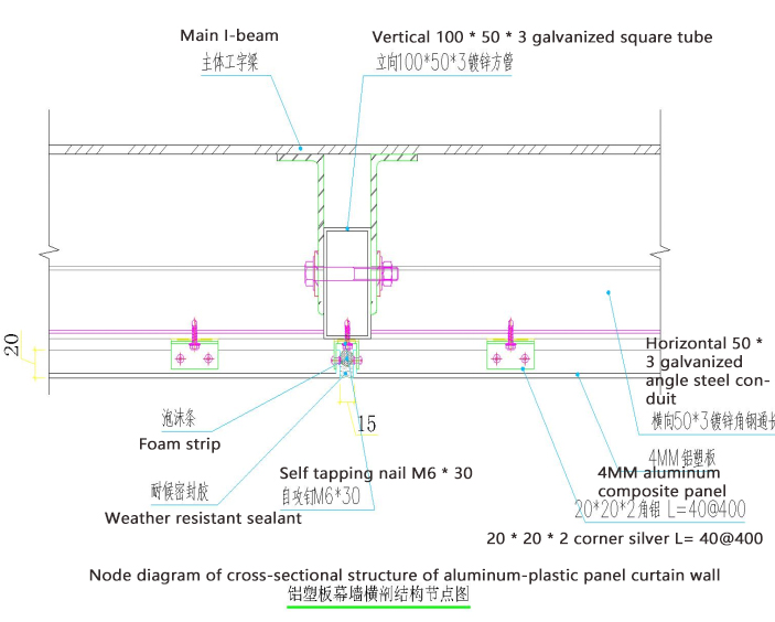 铝塑板幕墙施工